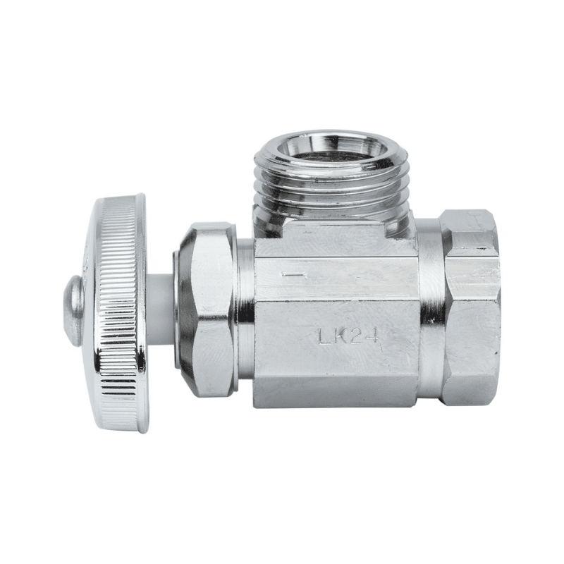 COFLEX-IP100 Llave de Control Angular Latón Cuerda Interior Cierre Compresión Cromo Coflex IP-100 - Imagen 1