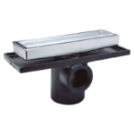 Coladera Rectangular de 1 Boca Desagüe de Contorno Rectangular para Inserto Helvex 24-RHLI