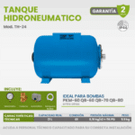 Tanque Hidroneumático con Accesorios 21 Litros Igoto TH-24 - Imagen 5