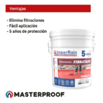 Impermeabilizante Fibratado Terracota 19 Litros 5 Años ImperRain 58652 - Imagen 3