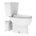 Kit Bomba para Medio Baño Sanitop Up + WC Alargado Incluye Asiento Cierre Lento Saniflo