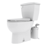 Kit Bomba para Medio Baño Sanitop Up + WC Alargado Incluye Asiento Cierre Lento Saniflo - Imagen 2