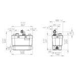 Bomba para Drenaje (Aguas Grises) SaniVite+ SF038 - Imagen 3