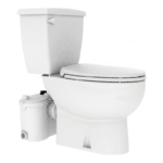 Kit Bomba para Baño Completo Sanibest Pro + WC Alargado Incluye Asiento Cierre Lento Saniflo SF080-SF005-SF087