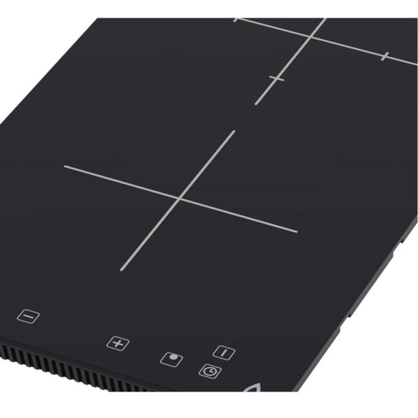 Parrilla de Inducción Magnética de 2 Quemadores Verticales Empotrable 30cm 110V Supra DUEV Bedon Parrilla de Inducción Magnética de 2 Quemadores Verticales Empotrable 30cm 110V Supra DUEV Bedon