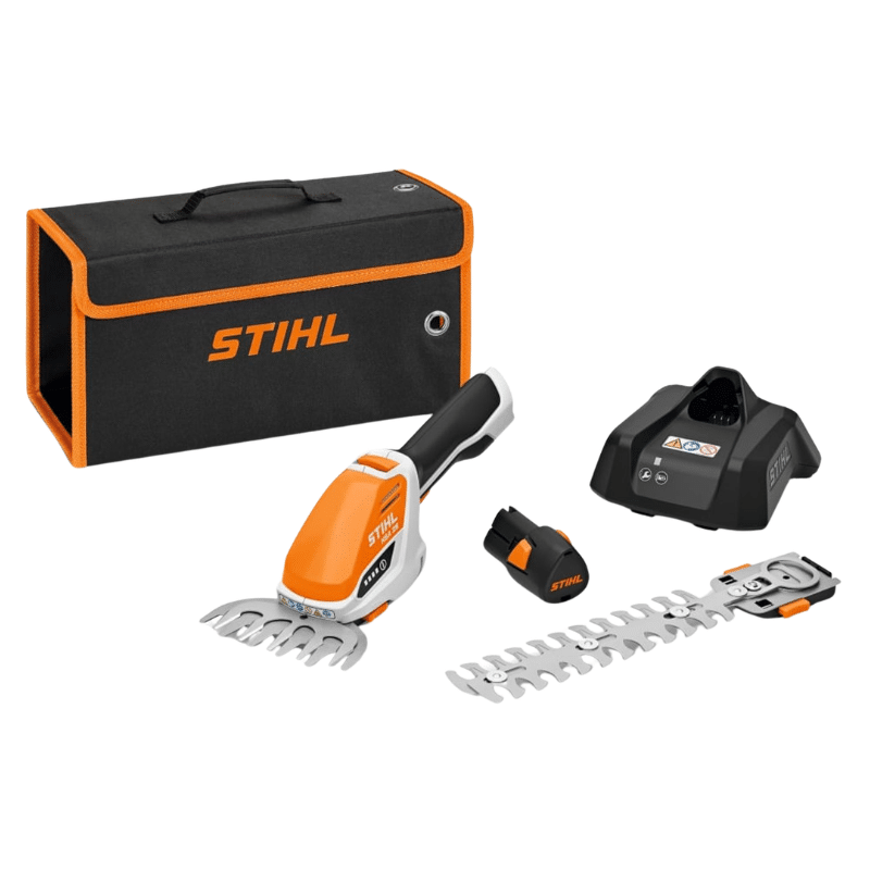 STIHL-HSA26-0 Cortasetos de Batería 10.8V Uso Ocasional Incluye Batería, Cargador y Funda Stihl HSA 26 SET - Imagen 1