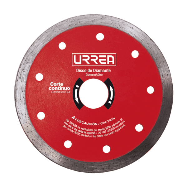 Disco Diamante Corte Continuo 7" Uso Industrial Urrea DDIC7