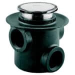 Coladera de 3 Bocas Desagüe de Contorno Redonda Helvex 1342-HL
