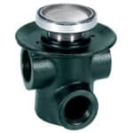 Coladera de 3 Bocas Desagüe de Contorno Redondo para Inserto Helvex 25-HLI
