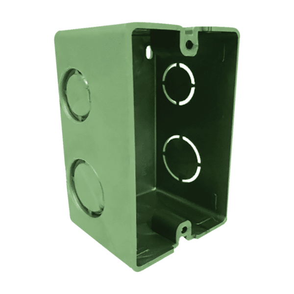Caja Tipo Chalupa 4" x 2" Rectangular de PVC Argos CHPP013