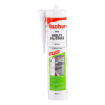 Silicón Multiusos DMS 280 ml Transparente Fischer 618607