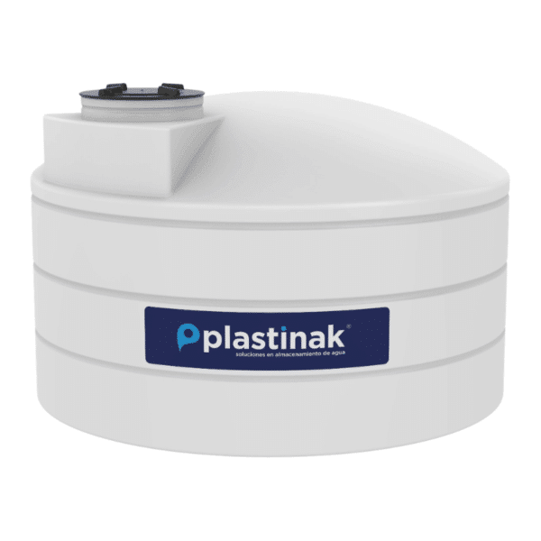 Tanque de Almacenamiento Industrial 5000 Litros Reforzado al 20% Neutro Plastinak 33973