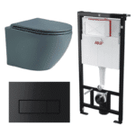 Kit Tanque Oculto A101, Taza Suspendida WC15GO y Pulsador M578 Tecnobath-Alcaplast PWCS21-SADRO