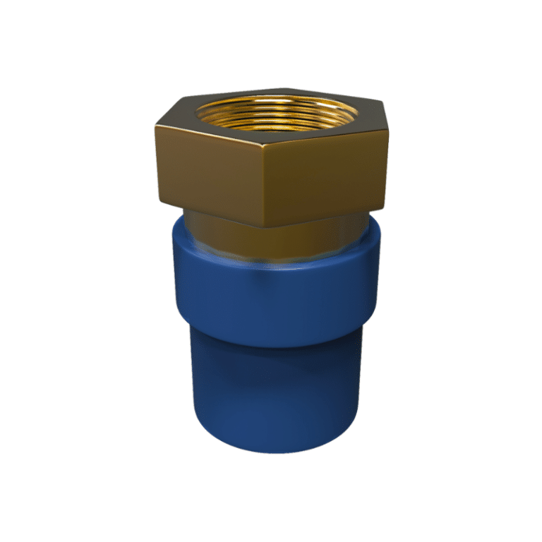 Adaptador Hembra con Inserto Metálico CPVC Azul 1/2″ Flowguard 26 ...