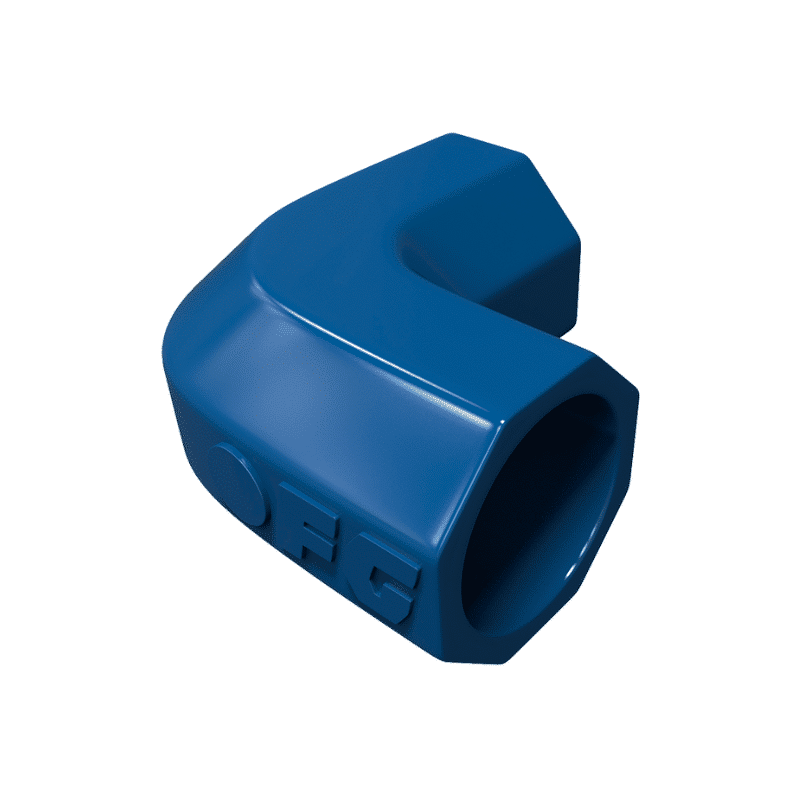 FLOWGUARD-AZULCODO90.png Codo CPVC Azul 90° x 1" Flowguard 26-F8106-010 - Imagen 1