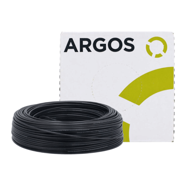 Cable RoHS THW-LS/THHW-LS Calibre 8 AWG Negro Caja de 100 metros Argos 1100080