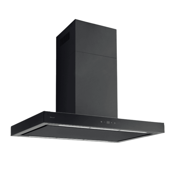 Campana Acero Inoxidable de Isla Negro 90cm Nuur CAMEXIS90ADIN