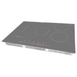 Parrilla de Inducción Magnética Negro Mate de 5 Quemadores (Zona Flex) 77cm 220-240V Nuur PARIN577-BM - Imagen 4