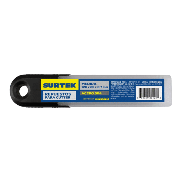 Repuesto para Cutter 25mm 10 Piezas Uso Profesional Surtek REPCUTF25