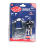 Candado de Acero Antipalanca 60mm Lock L22A60DCSB - Imagen 4