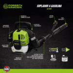 Sopladora de Mochila a Gasolina 52 CC 1.94 HP Forest & Garden SG859 - Imagen 11