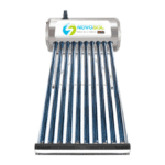 Calentador Solar 10 Tubos 130 Litros para Baja Presión Base Corta Novosol