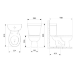 WC Infantil Redondo Blanco con Asiento SoftClose® Celite 1087230010300 - Imagen 7