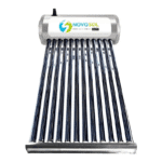 Calentador Solar 12 Tubos 150 Litros para Baja Presión Base Corta Novosol