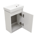 Gabinete Spot Plus 40X60cm Blanco Lacado con Monomando y Espejo 38x48cm Esbaño 92445 - Imagen 3