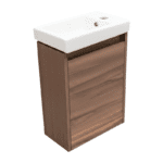 Gabinete Spot Plus 40X60cm Nogal Terracota con Monomando y Espejo 38x48cm Esbaño 92444 - Imagen 2