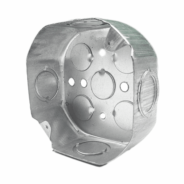 Caja Octagonal 4″ x 4″ Acero Galvanizado Argos 9840130