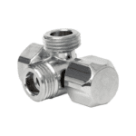 Llave de Control Angular con 2 Salidas 1/2" Coflex IP-137
