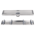 Coladera Lineal de Acero Inoxidable 30cm con Espacio para Inserto Cerámico Coflex PC-560 - Imagen 2