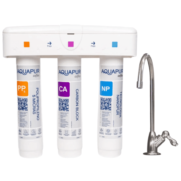Purificador de Agua 3 Etapas Bajo Cubierta Aquapur WF-230