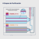 Purificador de Agua Ósmosis Inversa sin Tanque 4 Etapas Aquapur WF-240 - Imagen 8