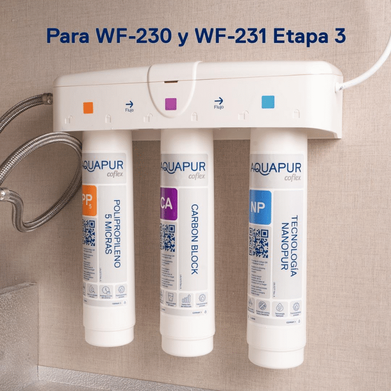 COFLEX-WFR274-4.png Filtro de Agua Bajo Cubierta Etapa 3 Aquapur WF-R274 - Imagen 2
