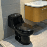 WC One Piece Elongado Thor Negro Foncer - Imagen 4