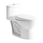 WC One Piece Elongado Atenea Blanco Foncer