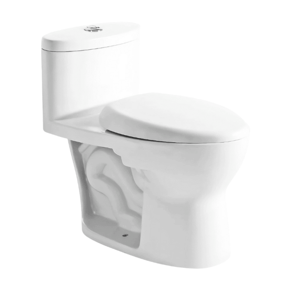 WC One Piece Elongado Atenea Blanco Foncer