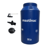 Tinaco Bicapa Azul Vertical 500 litros 142 x 73 cm Mastinac MBVA500 - Imagen 2