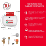 Tanque Estacionario 180 Litros Cytsa - Imagen 4