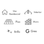 Piso Cerámico Marmi Grey 50x50cm 7mm 2.51m² Foncer - Imagen 3