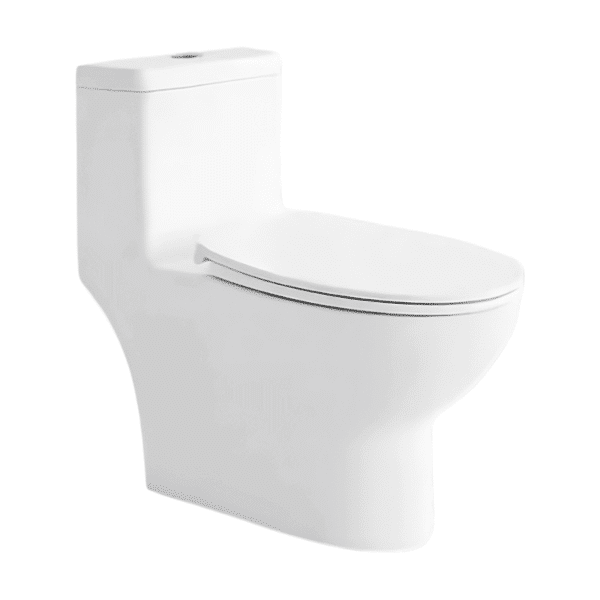 WC One Piece Alargado Blanco Eco Celite Roca 65ECO
