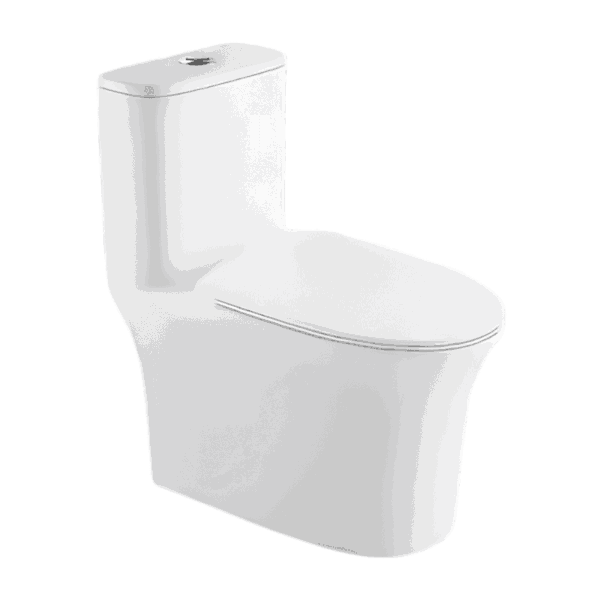 WC One Piece Alargado Blanco Flow Celite Roca 65FLOW