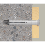 Anclaje de Nylon con Tornillo de Acero N 6 x 60 Caja con 50 Piezas Fischer 50355 - Imagen 3