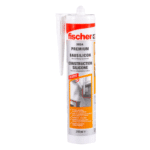 Silicón para Construcción DBSA 310 ml Transparente Fischer 518946