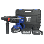 Rotomartillo Perforador Inalámbrico SDS Plus 26mm 21V con Maletín y 2 Baterías Fiat MFT700 - Imagen 2