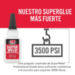 Pegamento Líquido Instantáneo SuperWeld 20g J-B Weld 33120SPA - Imagen 5