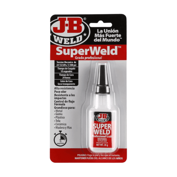 Pegamento Líquido Instantáneo SuperWeld 20g J-B Weld 33120SPA