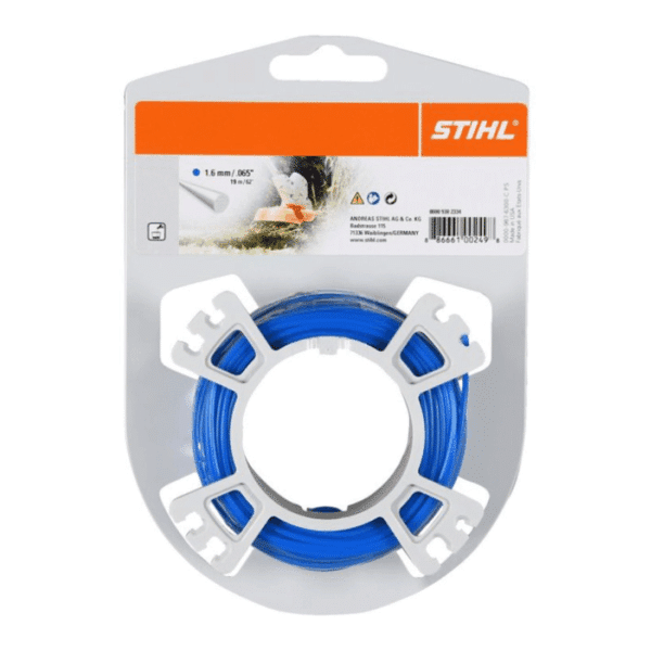 Hilo Redondo para Desbrozadora Azul 1.6mm x 19m Stihl 0000 930 2334